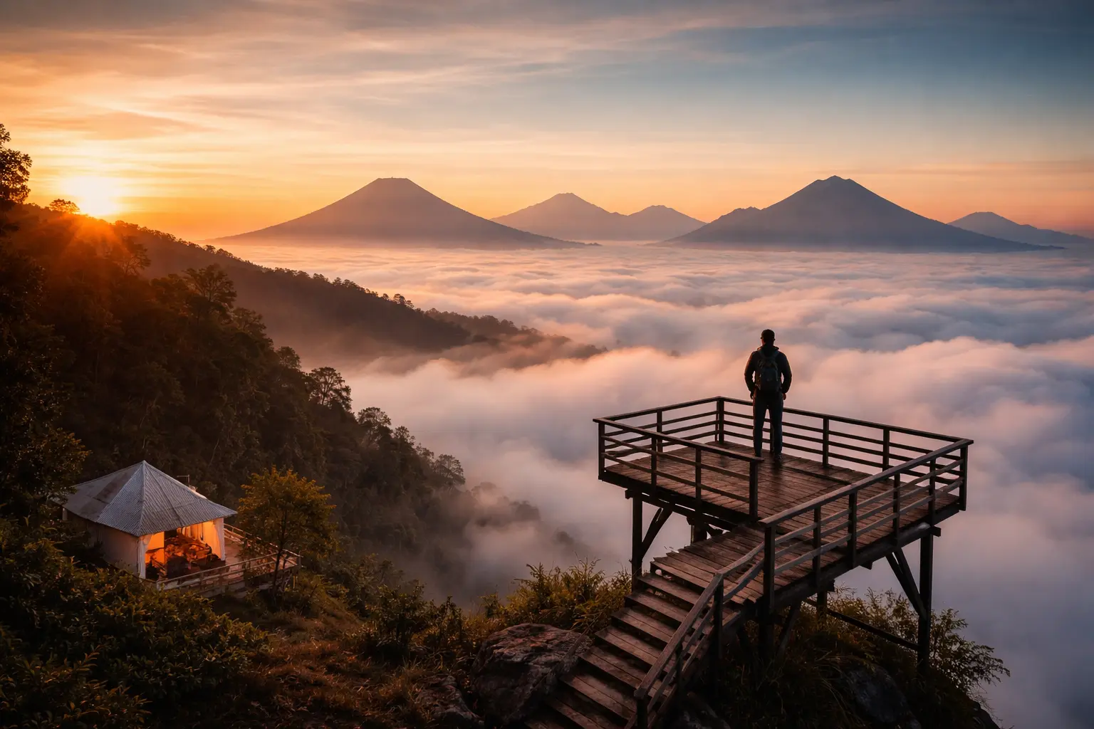 Wisata Alam Posong: Panduan Lengkap dari Sunrise 8 Gunung hingga Glamping