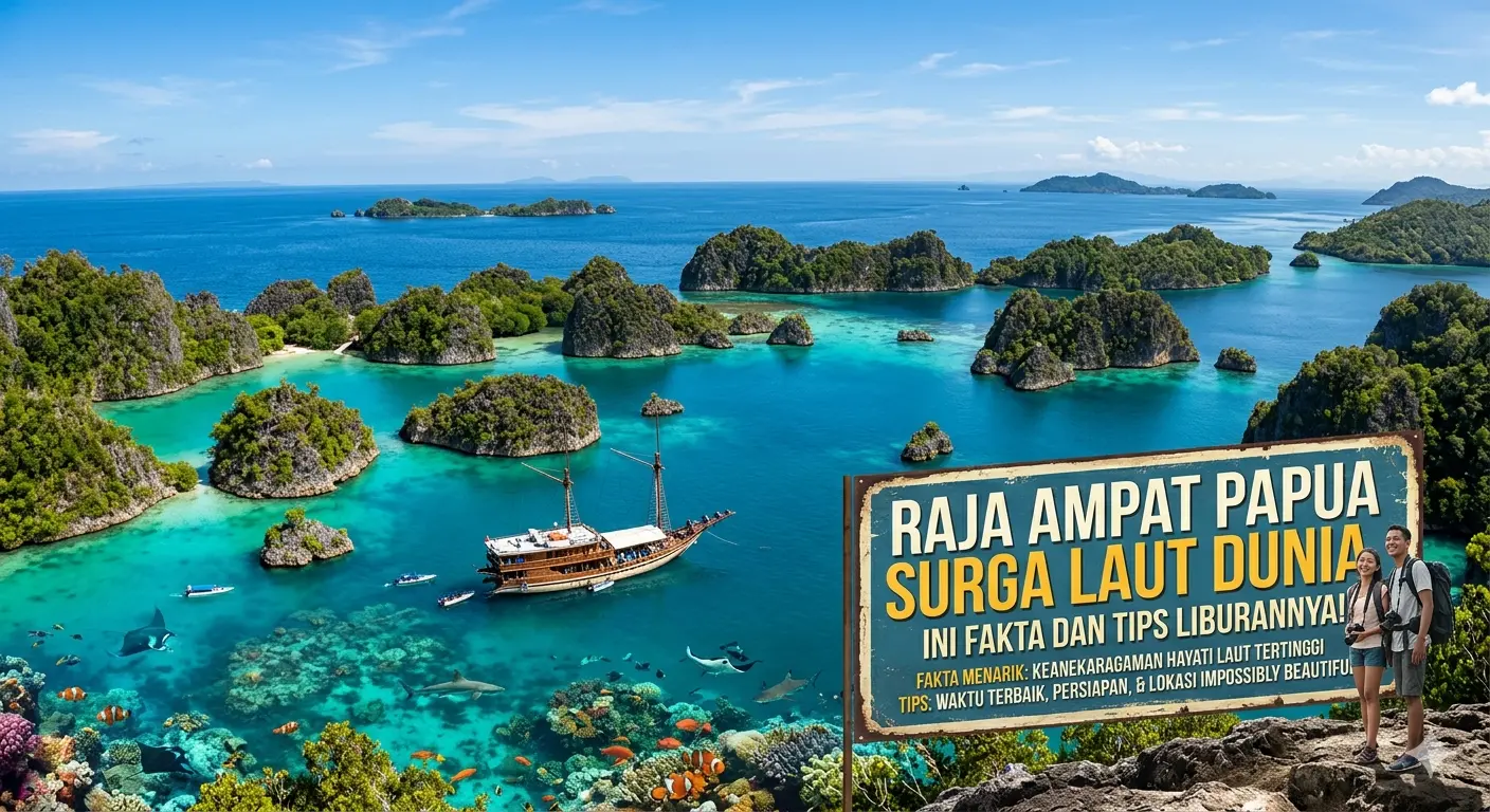 Raja Ampat Papua Surga Laut Dunia, Ini Fakta dan Tips Liburannya