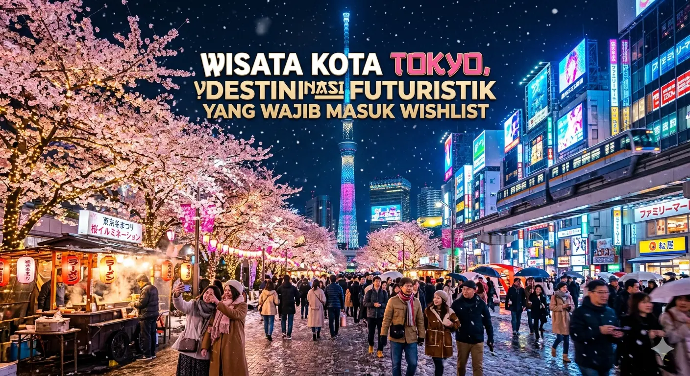 Wisata Kota Tokyo Viral, Destinasi Futuristik yang Wajib Masuk Wishlist