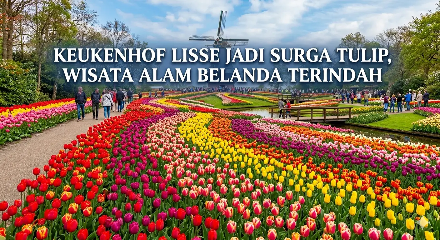 Keukenhof Lisse Jadi Surga Tulip, Wisata Alam Belanda Terindah