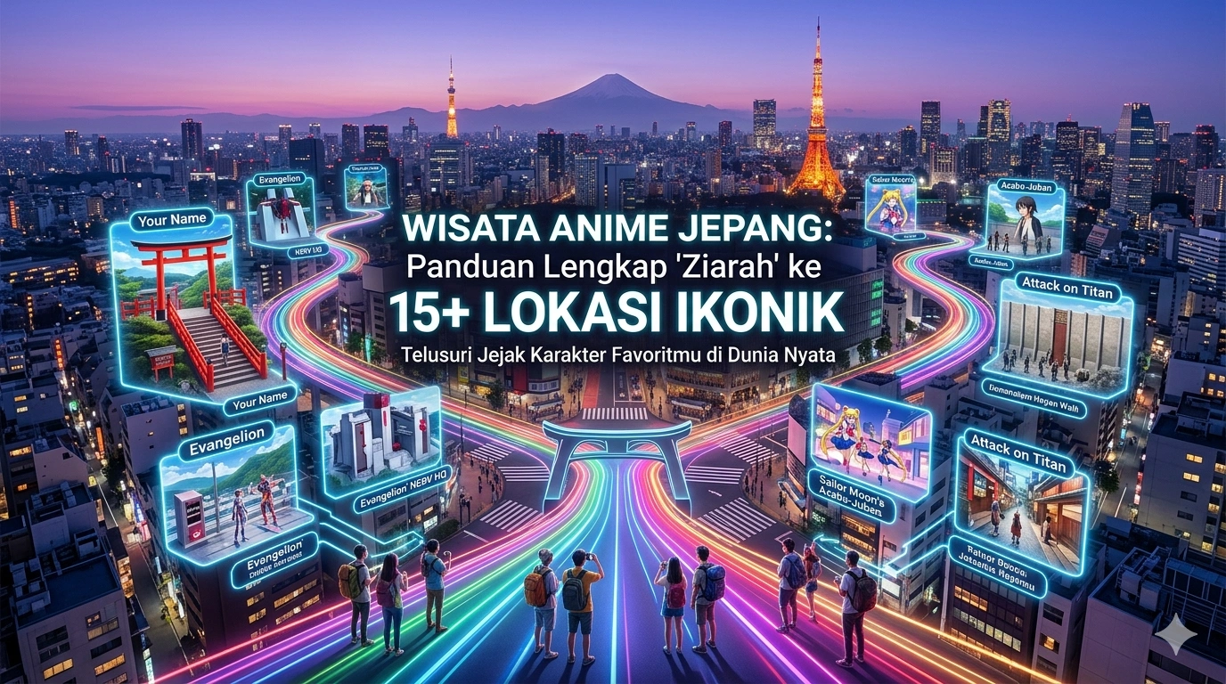 Wisata Anime Jepang: Panduan Lengkap “Ziarah” ke 15+ Lokasi Ikonik