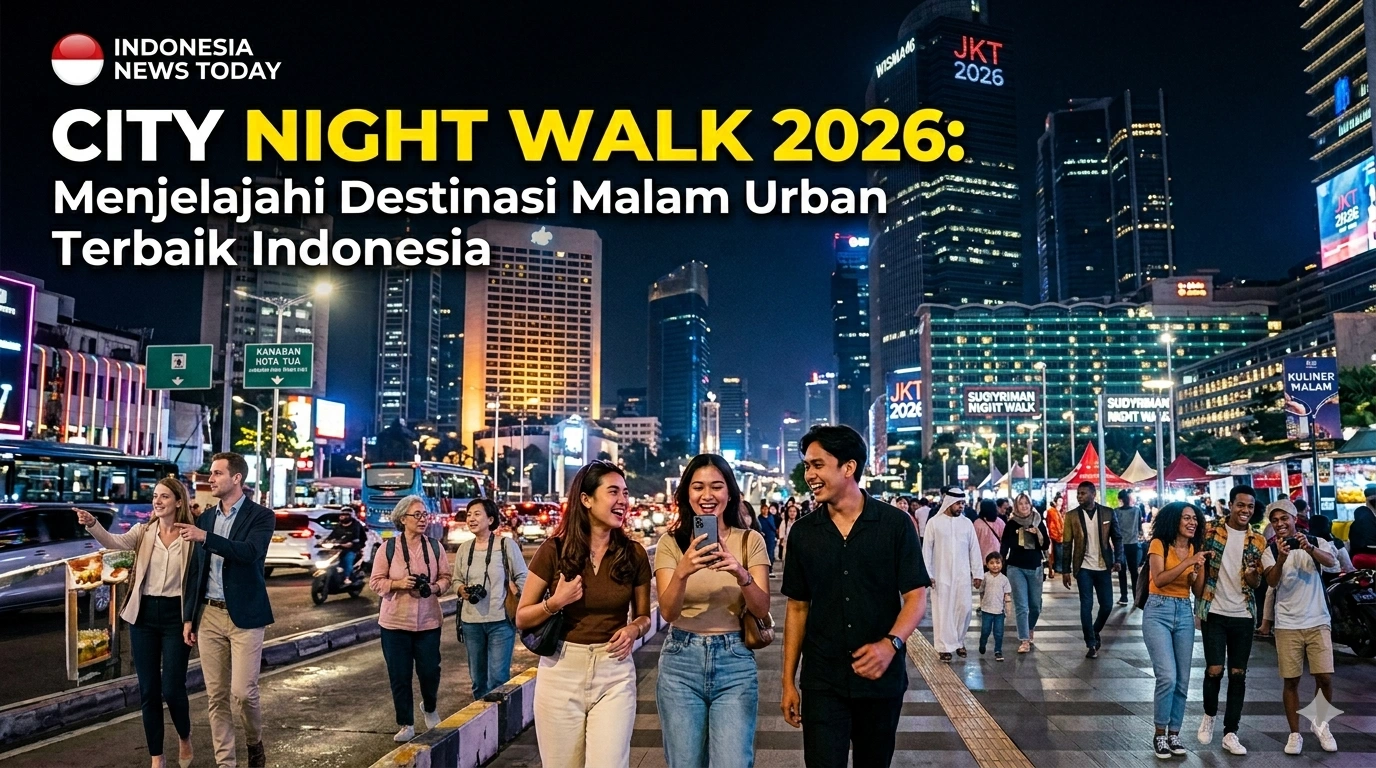 City Night Walk 2026: Menjelajahi Destinasi Malam Urban Terbaik Indonesia