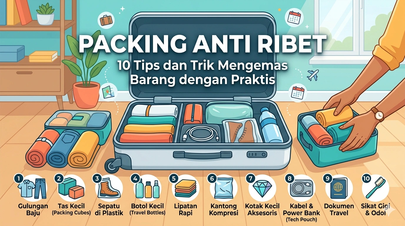 Packing Anti Ribet: 10 Tips dan Trik Mengemas Barang dengan Praktis