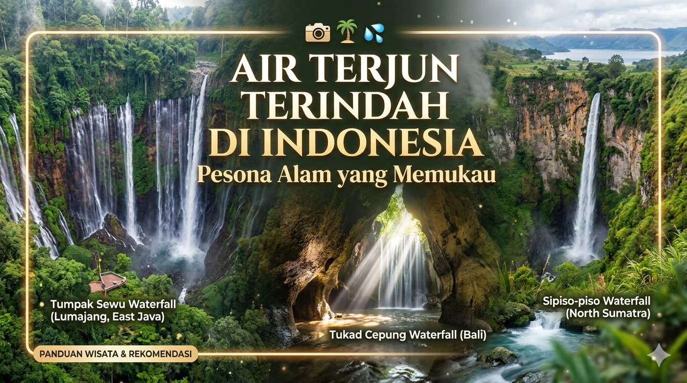 Air Terjun Terindah di Indonesia: Pesona Alam yang Memukau