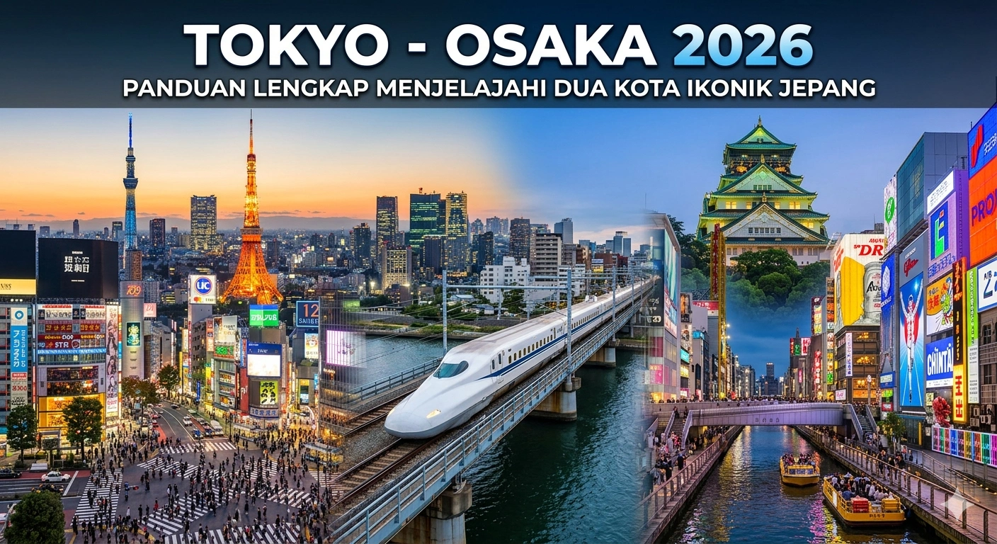Tokyo-Osaka 2026: Panduan Lengkap Menjelajahi Dua Kota Ikonik Jepang