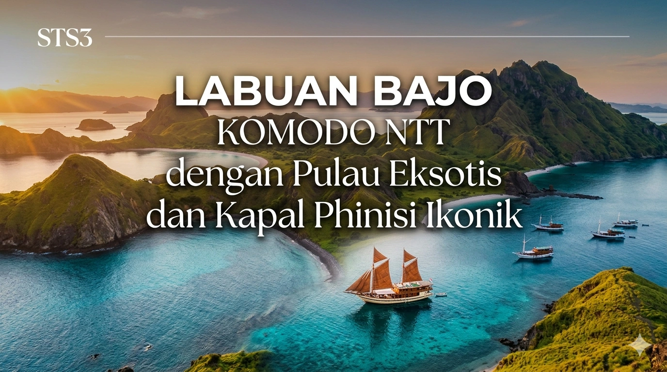 Labuan Bajo Komodo NTT dengan Pulau Eksotis dan Kapal Phinisi Ikonik