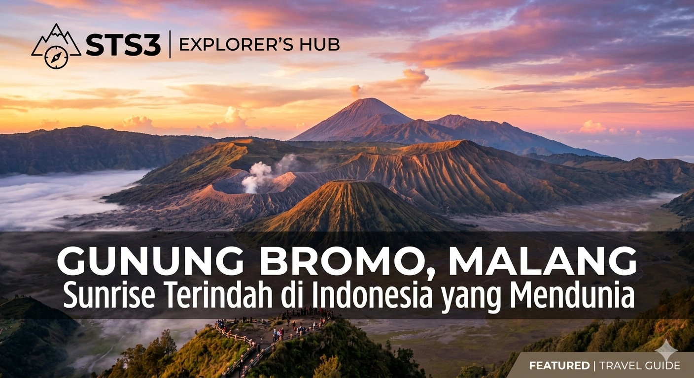 Gunung Bromo Malang dengan Sunrise Terindah di Indonesia yang Mendunia