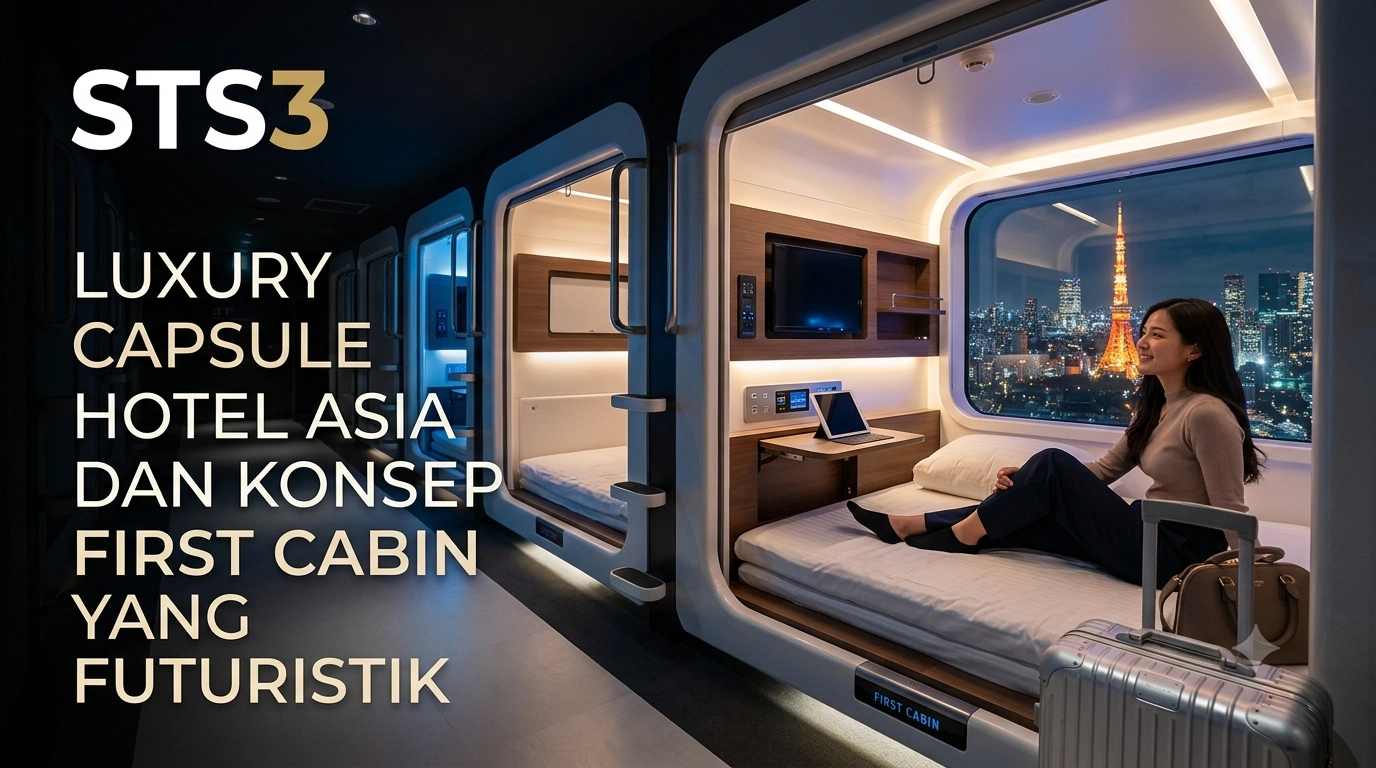 Luxury Capsule Hotel Asia dan Konsep First Cabin yang Futuristik