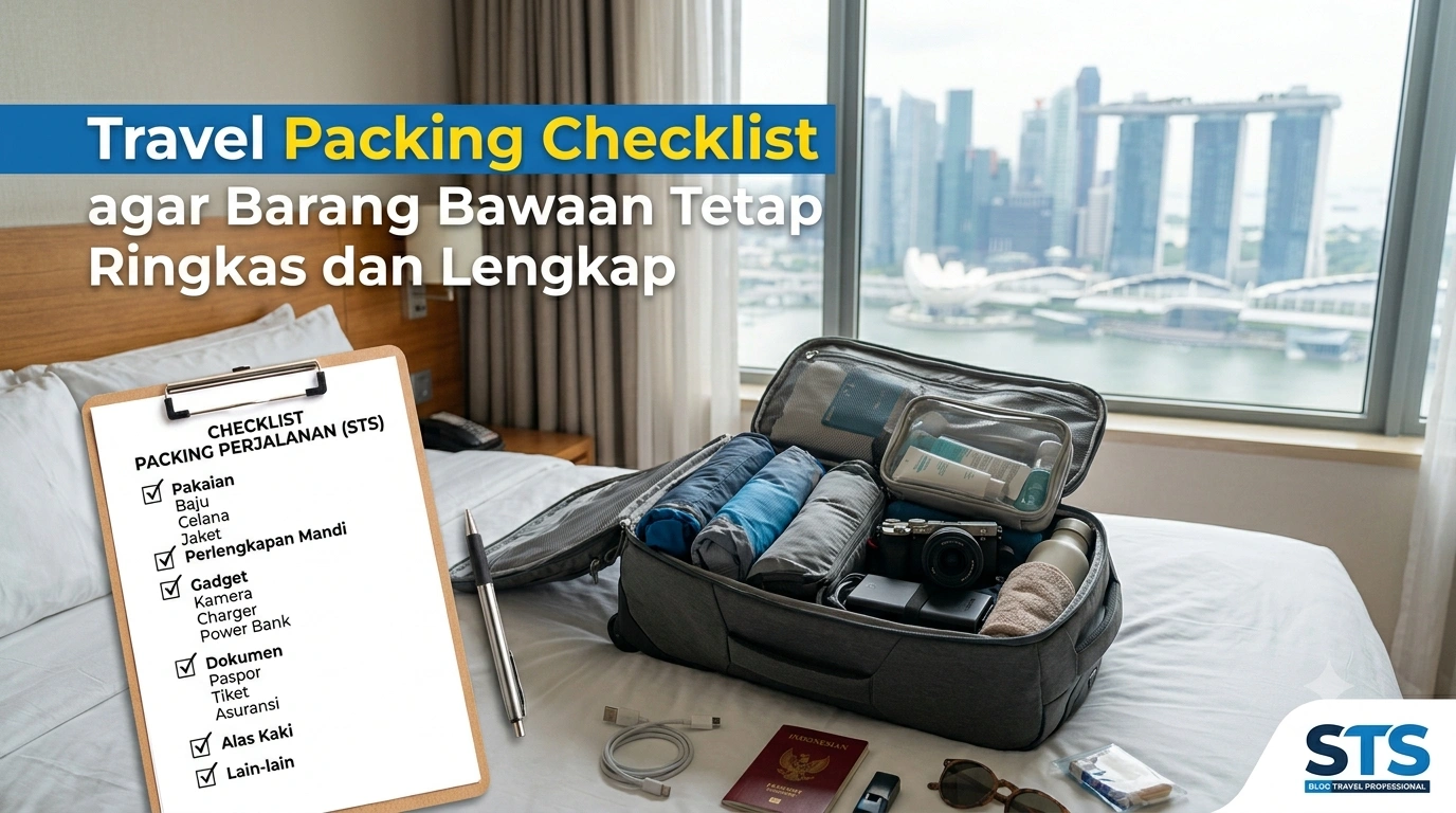 Travel Packing Checklist agar Barang Bawaan Tetap Ringkas dan Lengkap